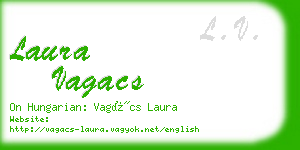 laura vagacs business card